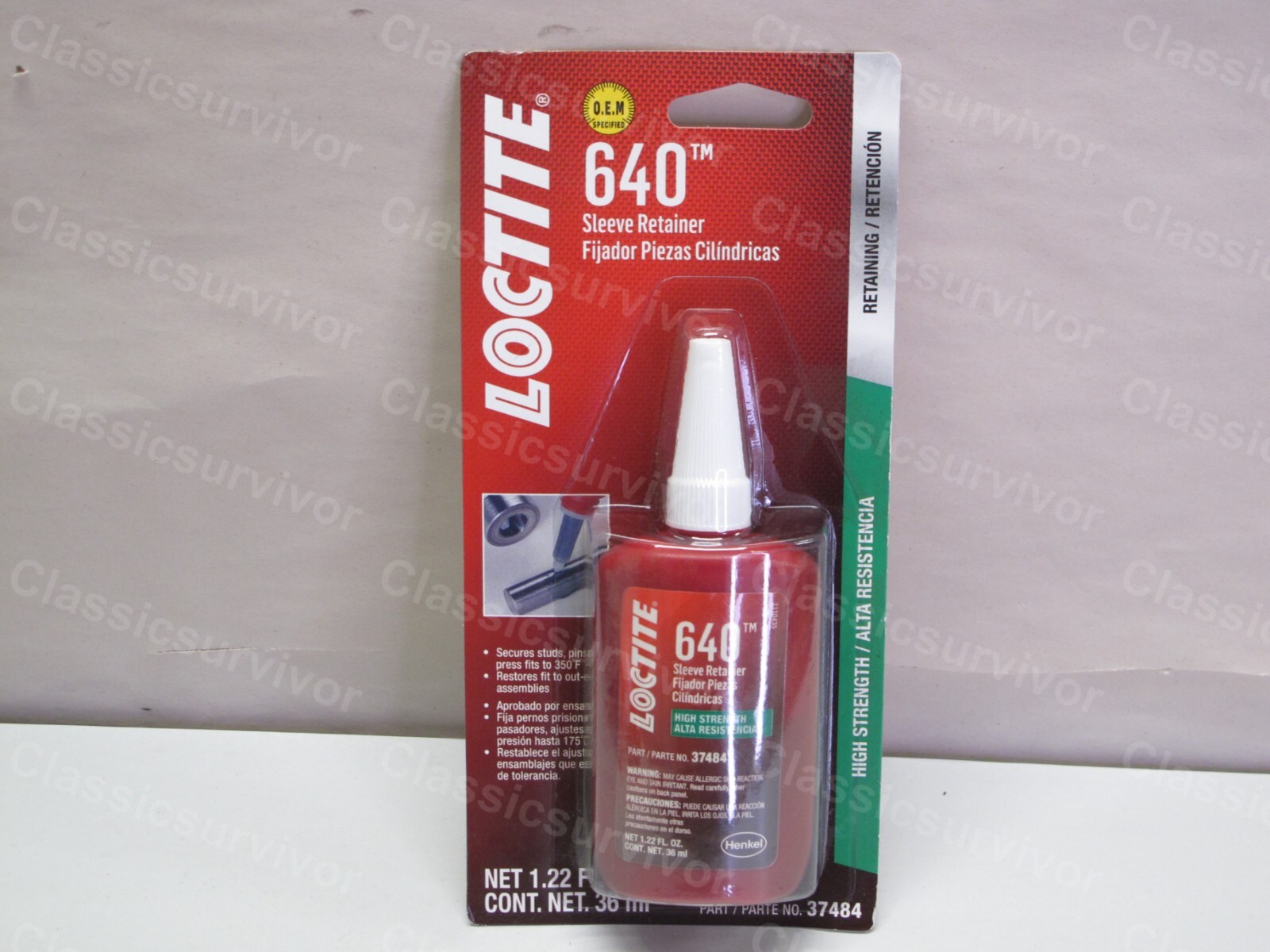 Loctite 37484 36ml Sleeve Retainer #640