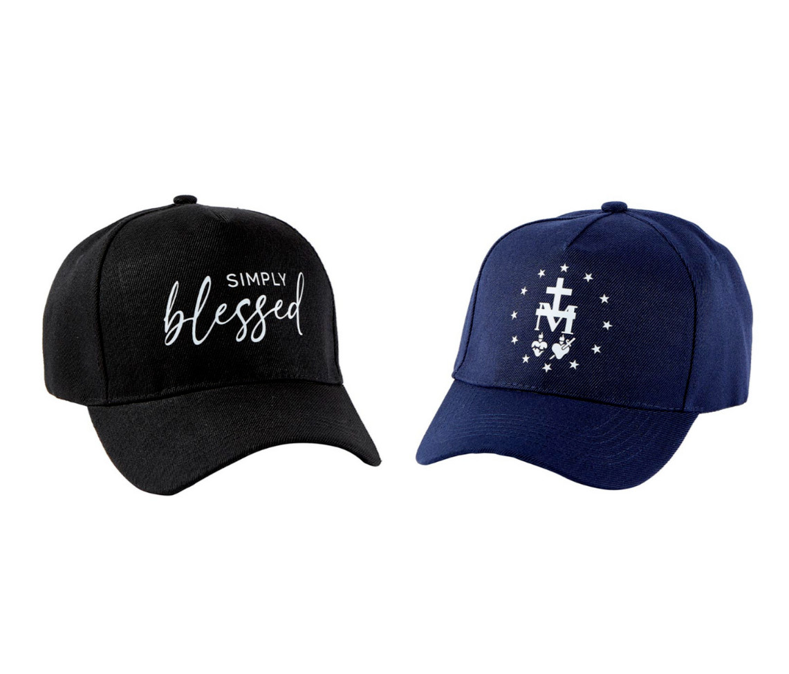 NEW "Simply Blessed" & Miraculous Medal Baseball Hats Caps Women Catholic