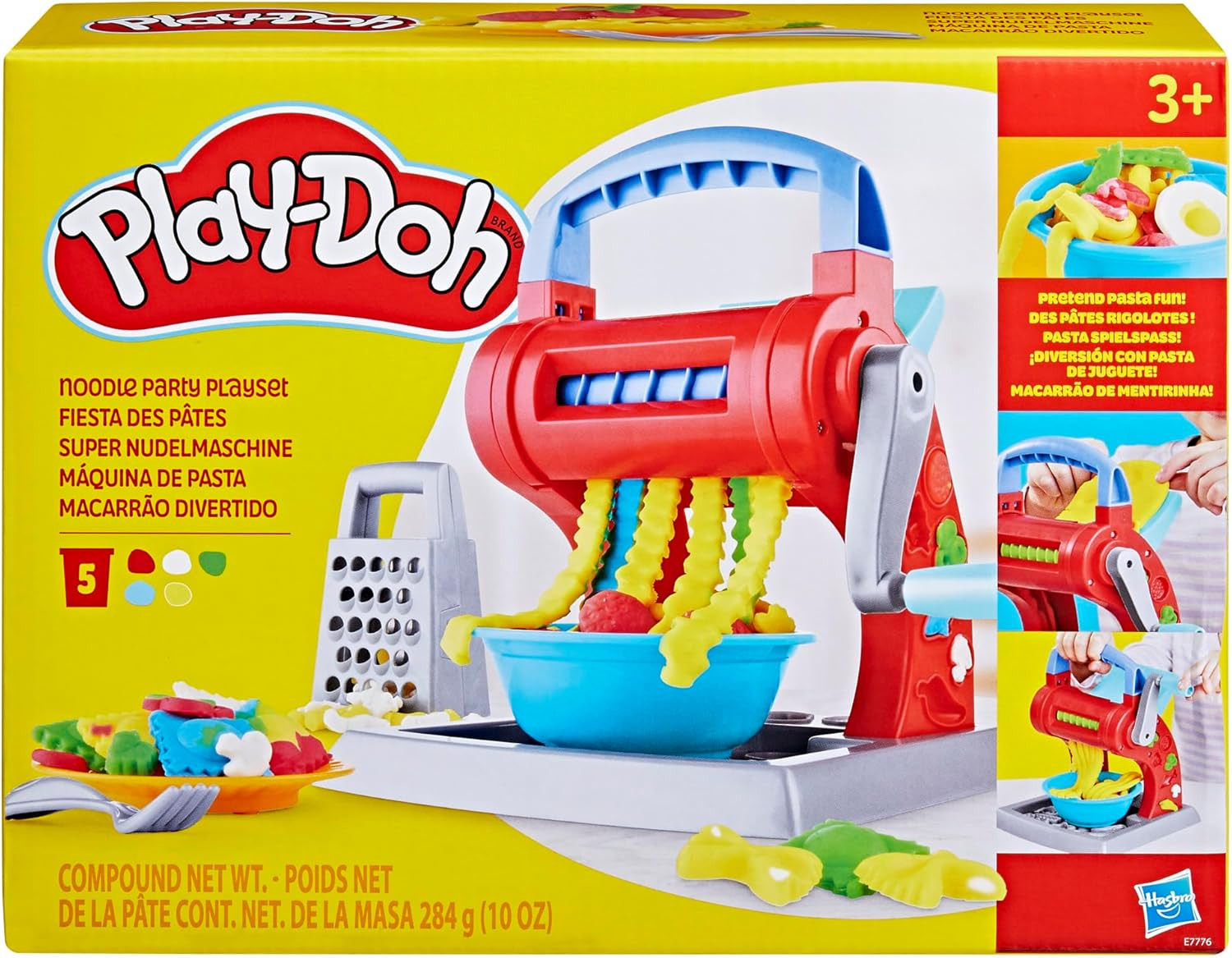 Play-Doh Kitchen Creations Noodle Party Playset for Kids 3 Years and Up