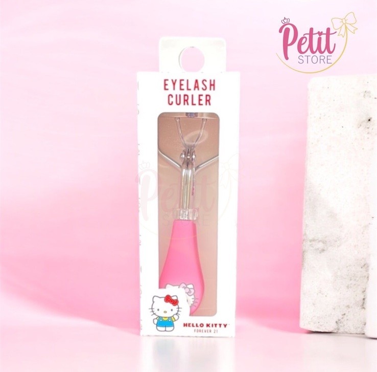 Hello Kitty Forever 21 Pink Silver Eyelash Curler Plastic Metal