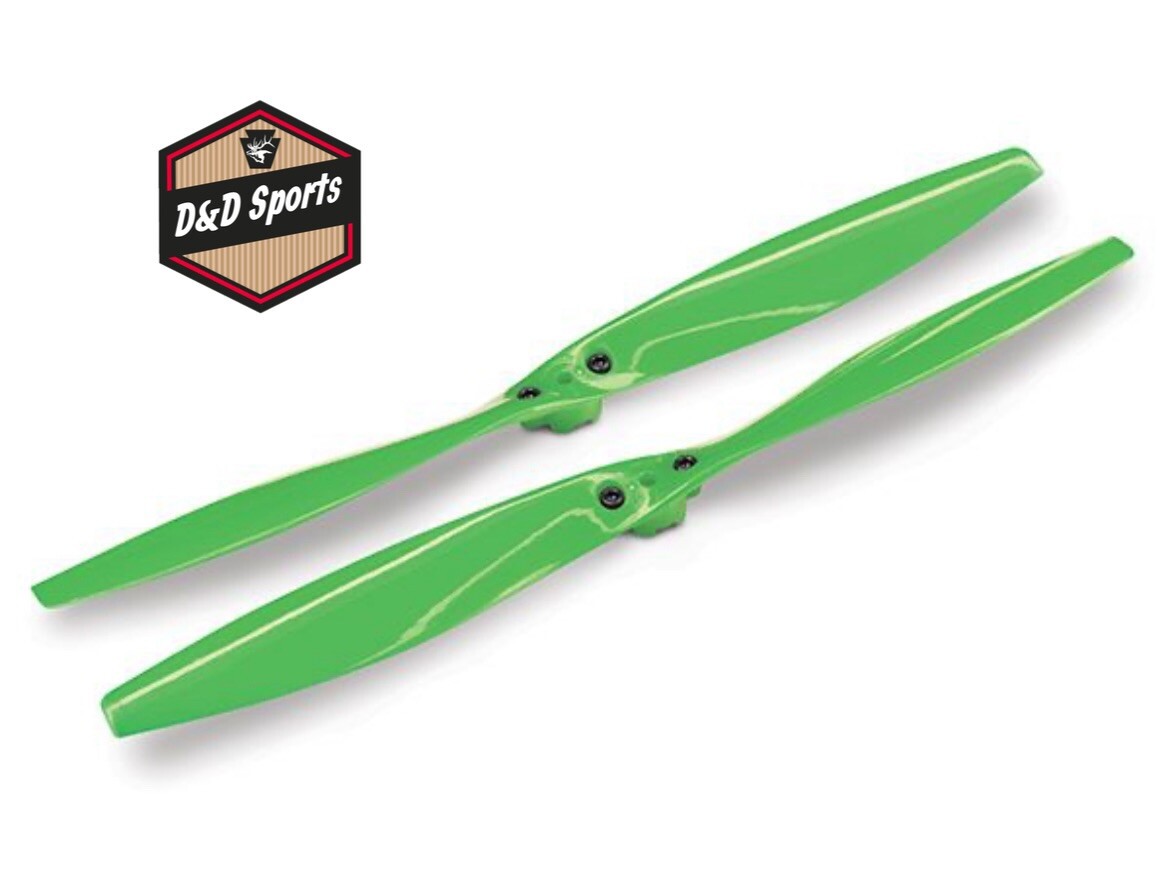 Traxxas 7931 - Rotor Blade Set Green (2) w/Screws Aton