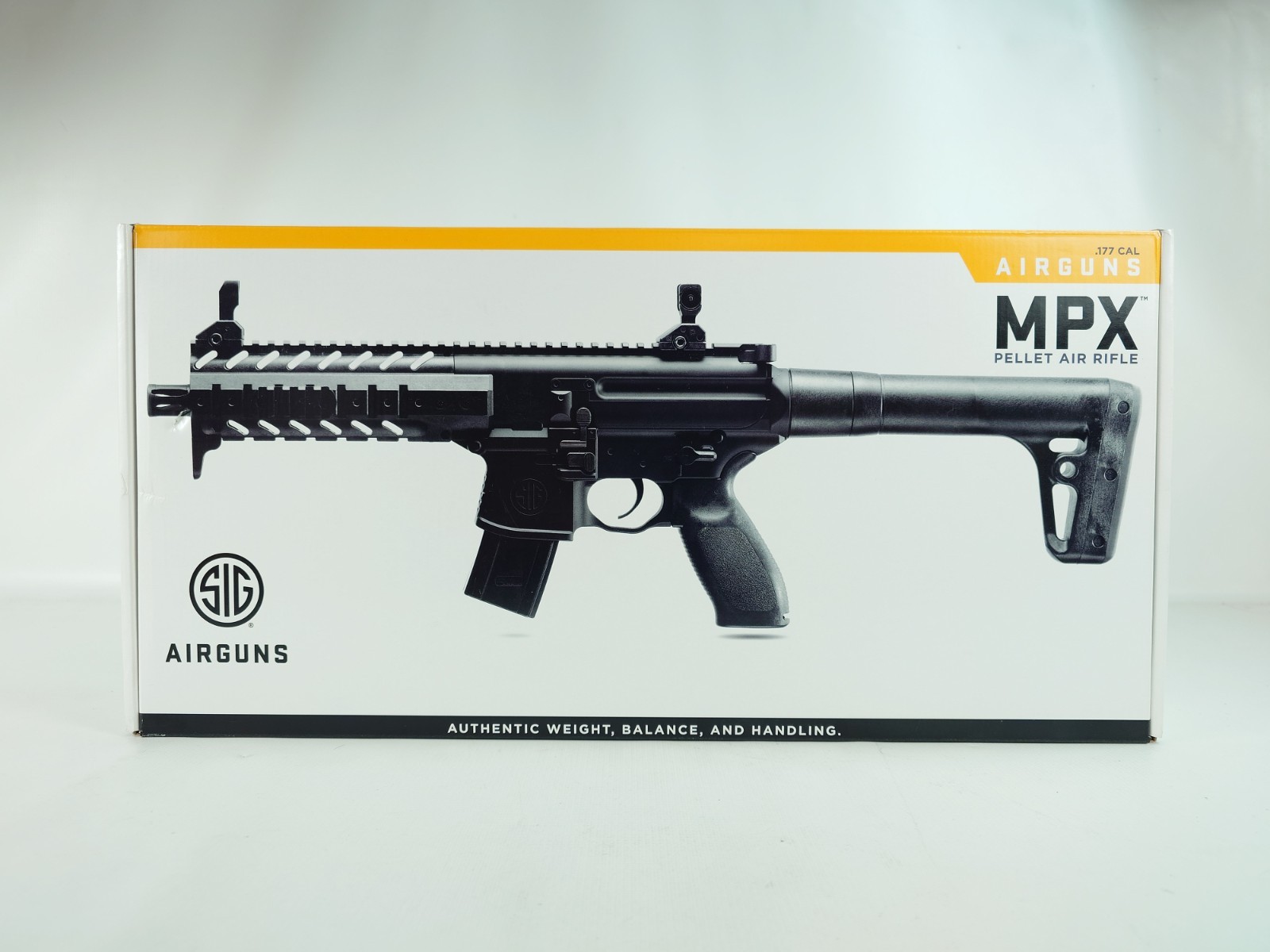 Sig Sauer MPX ASP Air Rifle w/ 30-Round Pellet Magazine (AIR-MPX-177-88G-30-BLK)