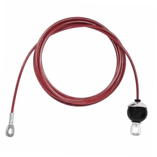Replacement Cables for Home Gym, Fitness Pulley Cable, Weight 39" Type-B red