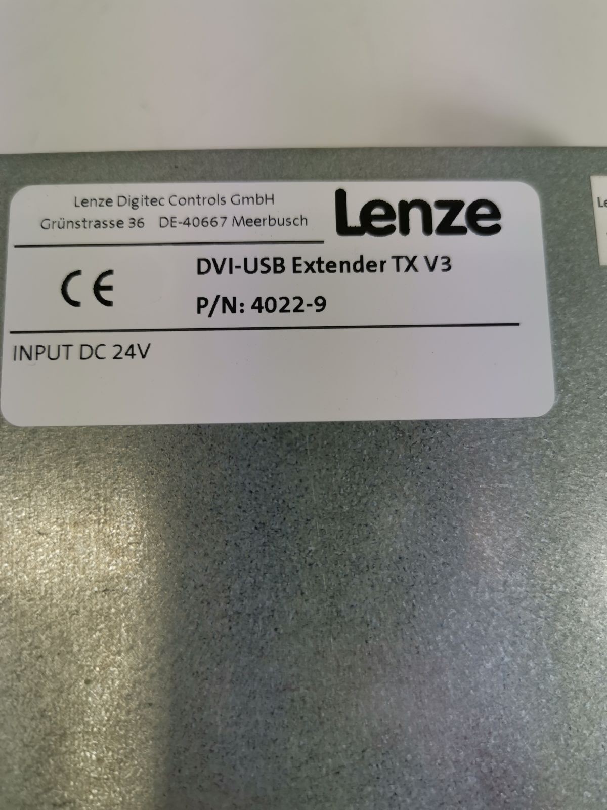 LENZE DVI-USB EXTENDER TX V3 4022-9