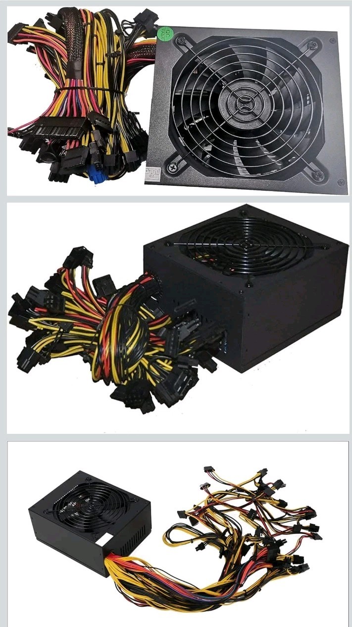 1800W Mining Power Supply Support 8 GPUs GPU Mining Rig, for ETH Bitcoin...