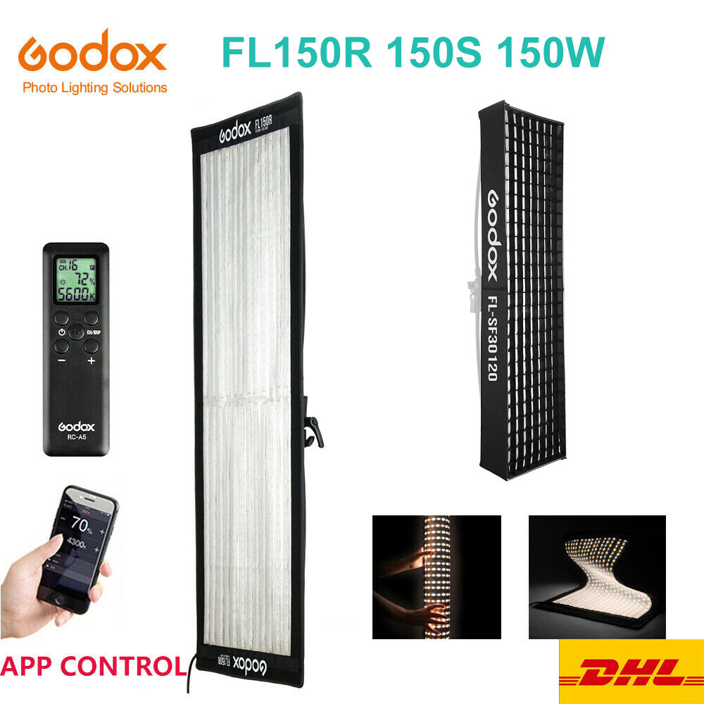 Godox FL150S FL150R 150W LED Video Light Bi-Color 3300-5600K with Remote Control