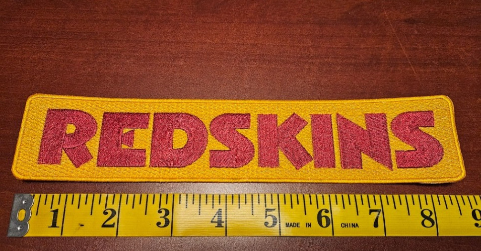 Washington Redskins Big 8 1/2" Iron On Embroidered Patch FREE Shipping RC5