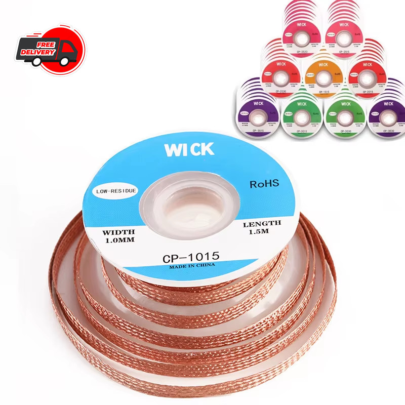 Desoldering Braid Solder Wick Wire Flux PCB Repair Copper Welding Remover Tool