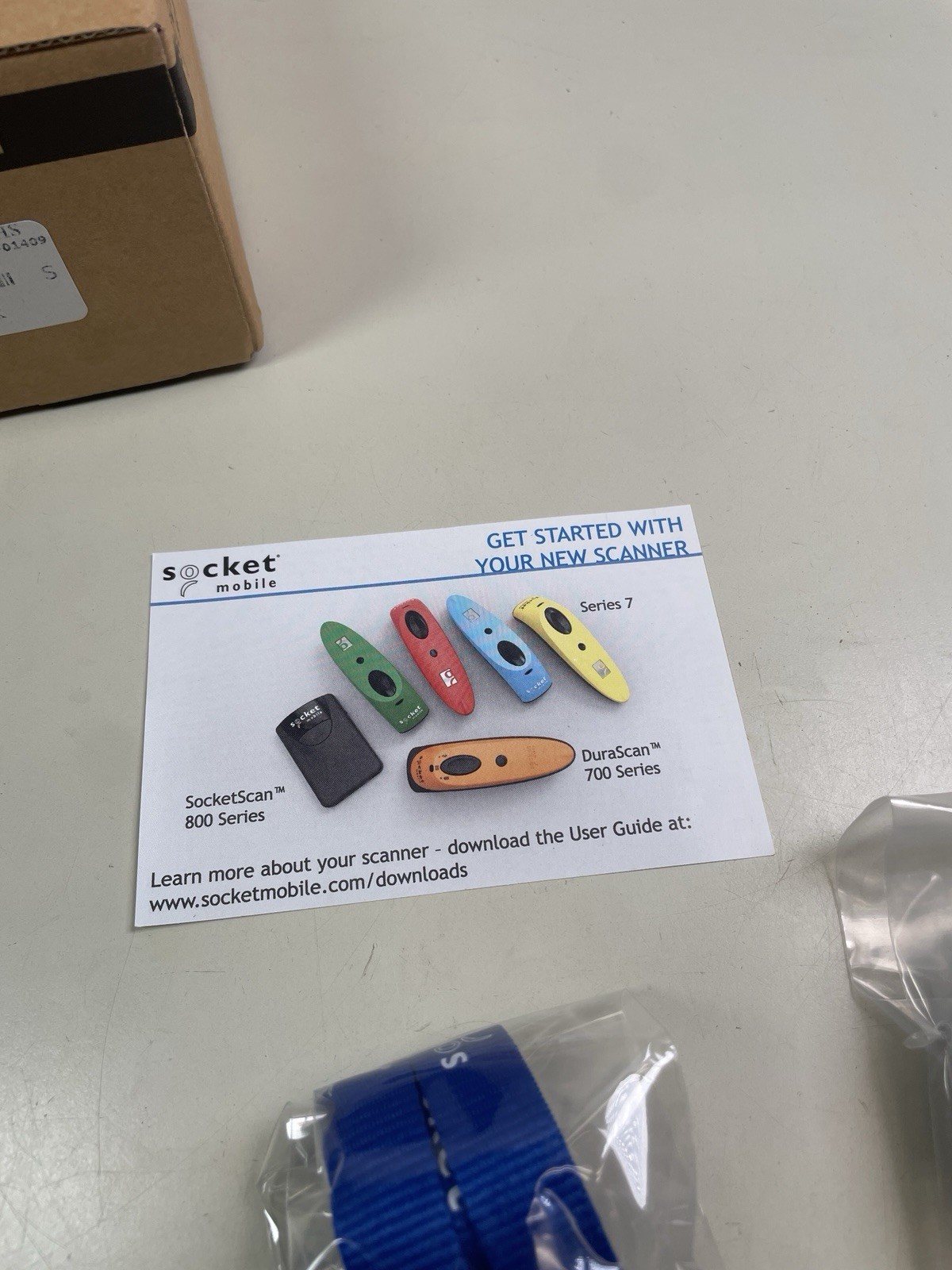 Socket Mobile CHS 7CI CX2870-1409 Gray Barcode Scanner Open Box