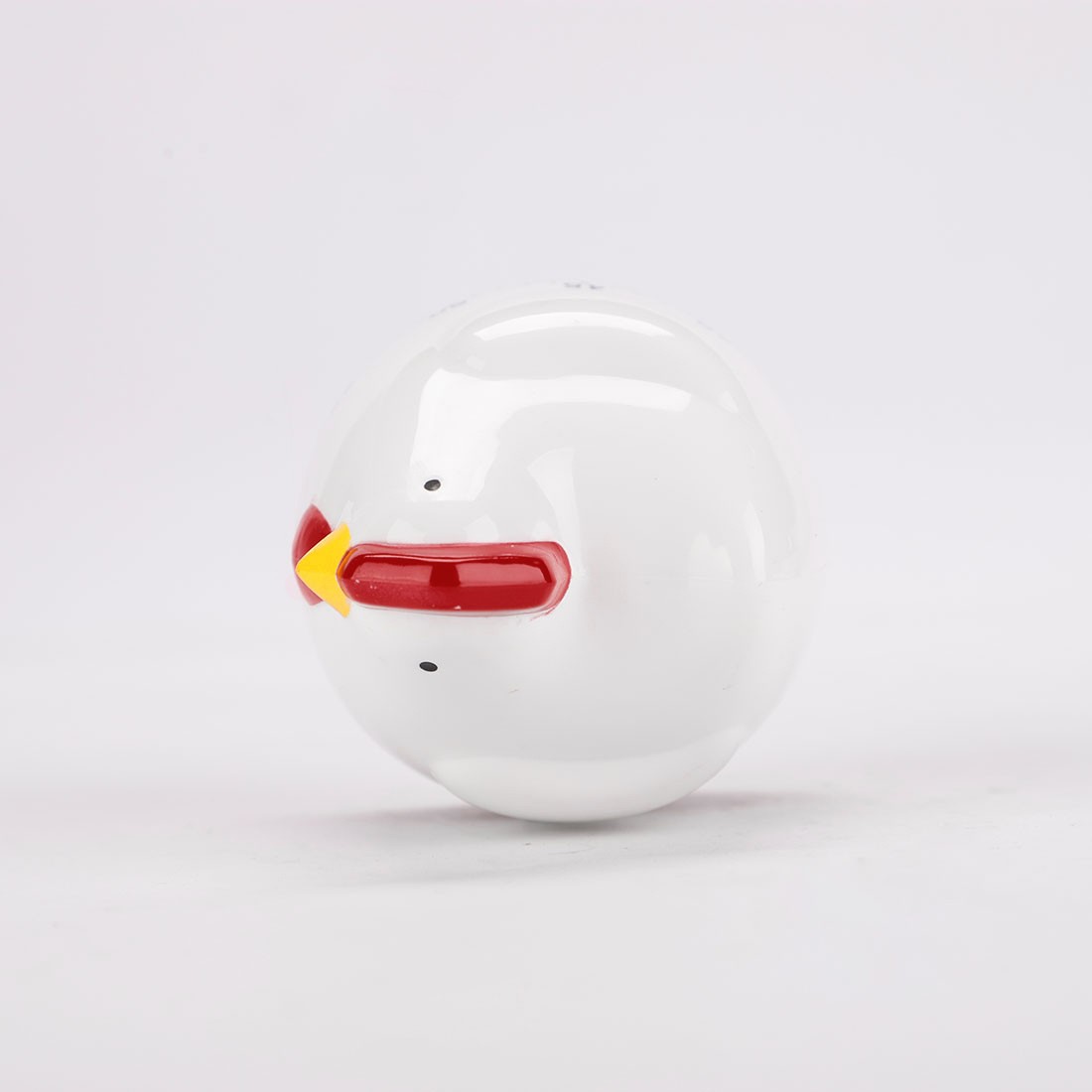 Home Kitchen Cooking Chicken Shaped Mechanical Alarm Timer 60 Seconds,White Red
