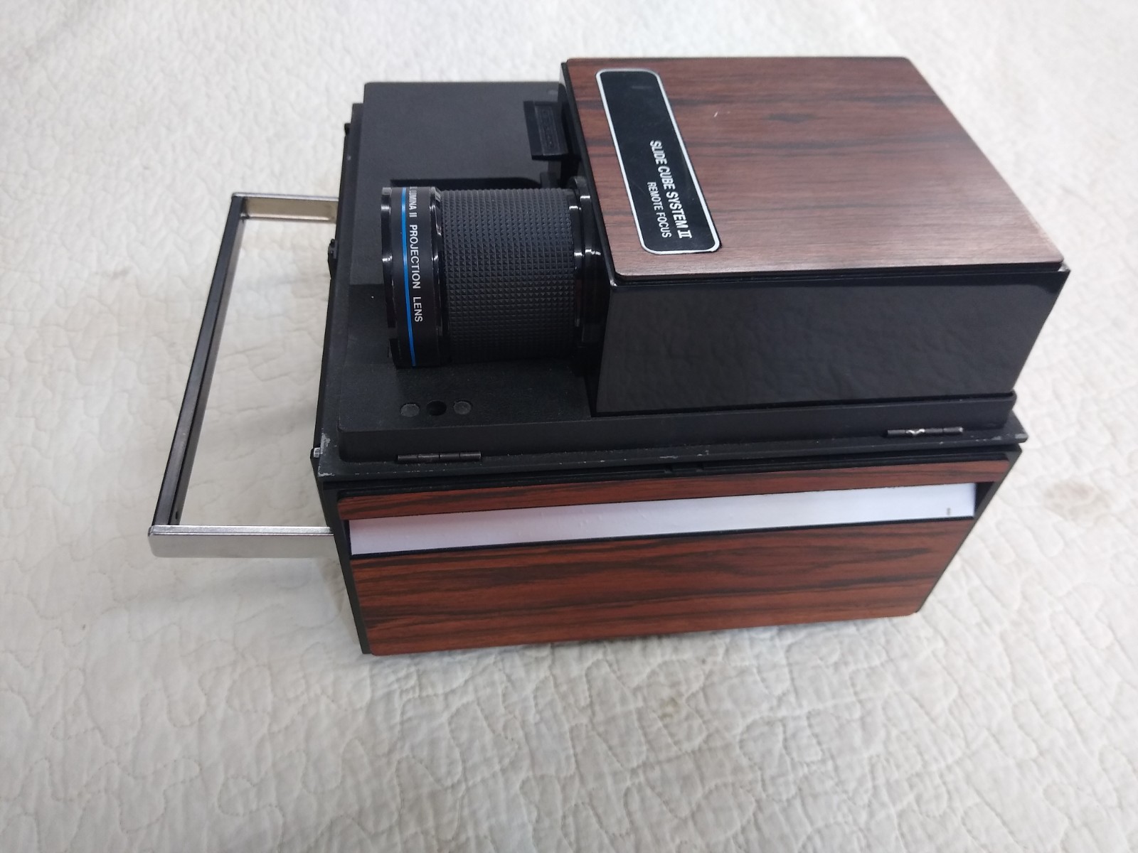 Vintage Bell & Howell RF 60 slide projector cube