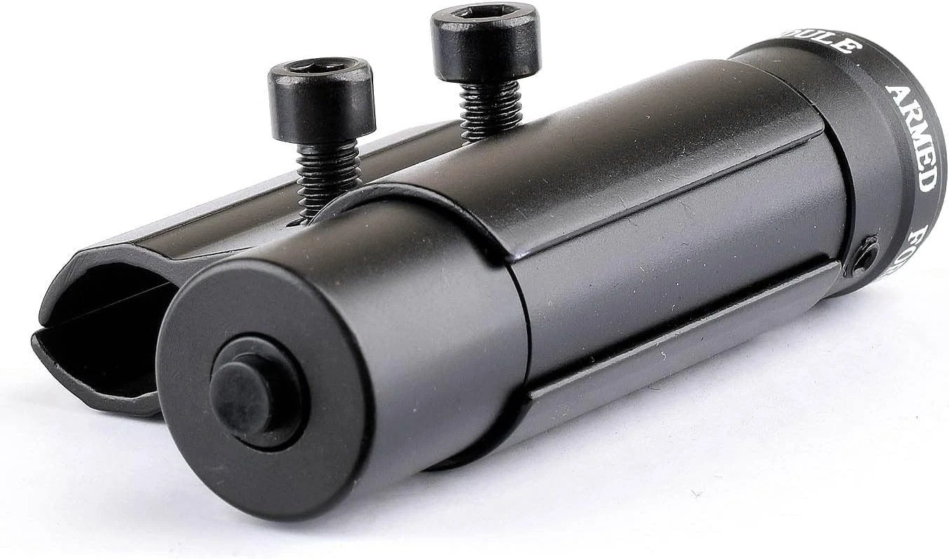 2 Pack Red Laser Sight Barrel Clamp Mount Rifle Shotgun Press Button