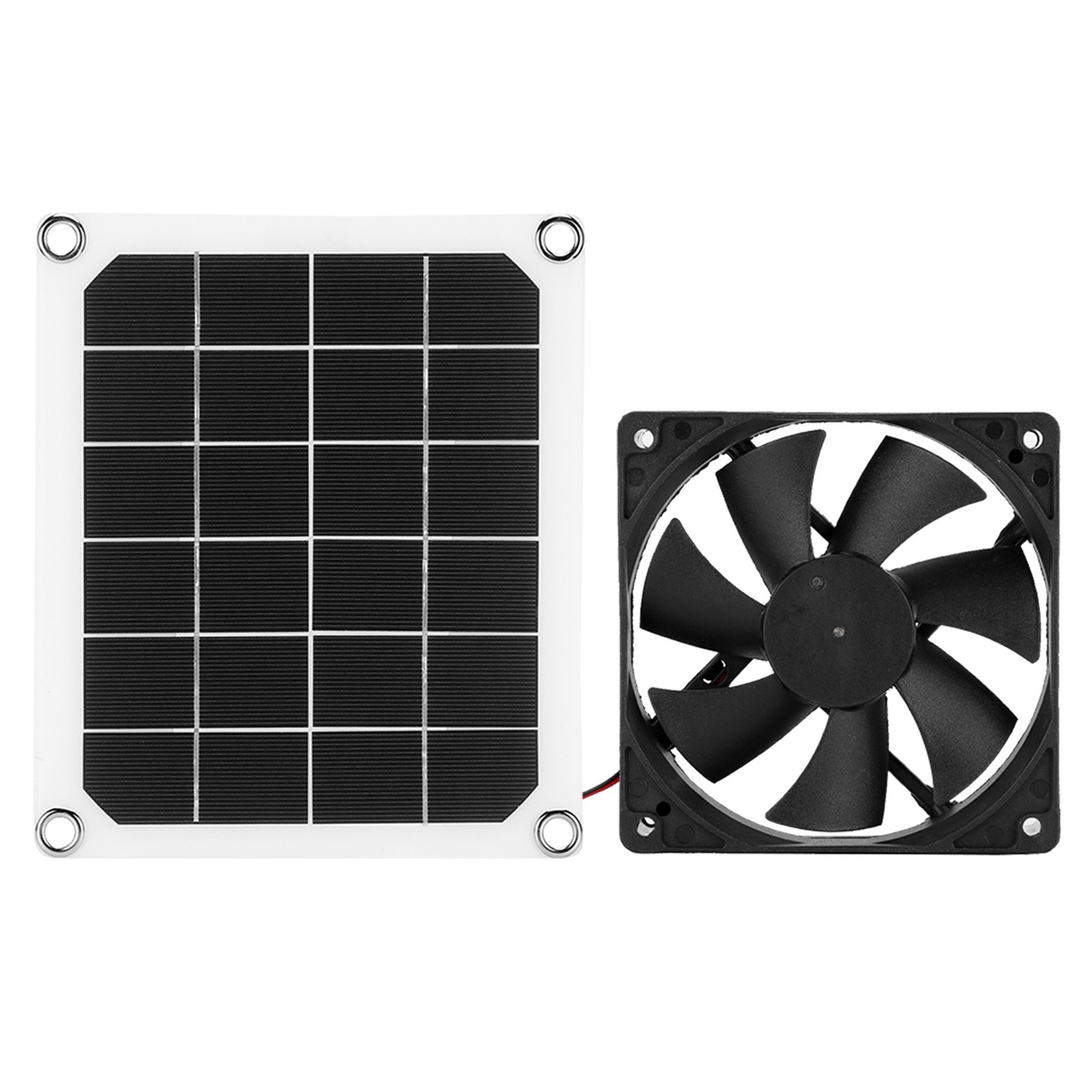 10W Monocrystalline Solar Panel Waterproof Exhaust Fan For Greenhouse Popular