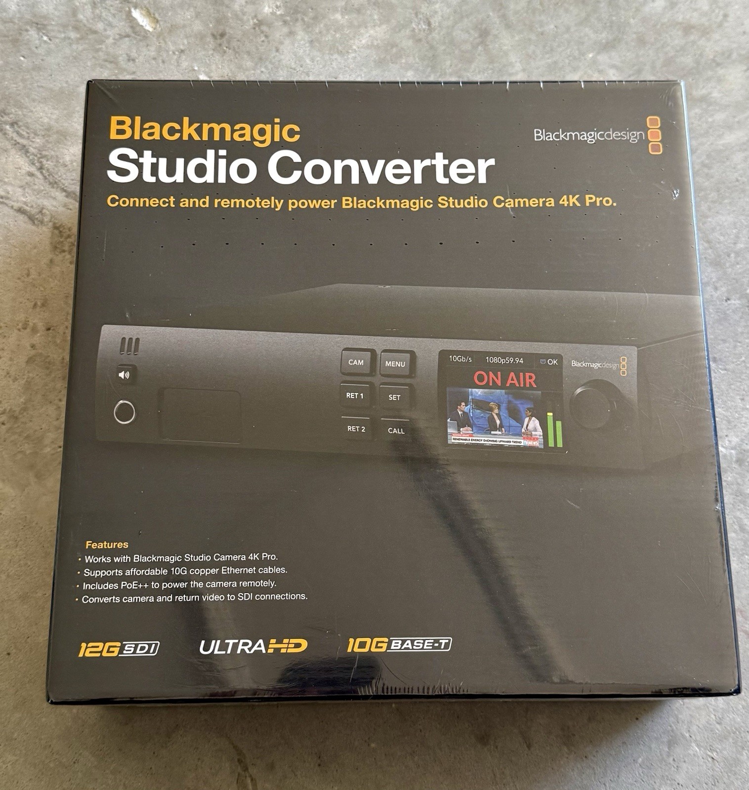 *NEW BLACKMAGIC DESIGN STUDIO CONVERTER 12G SDI 10G BASE-T