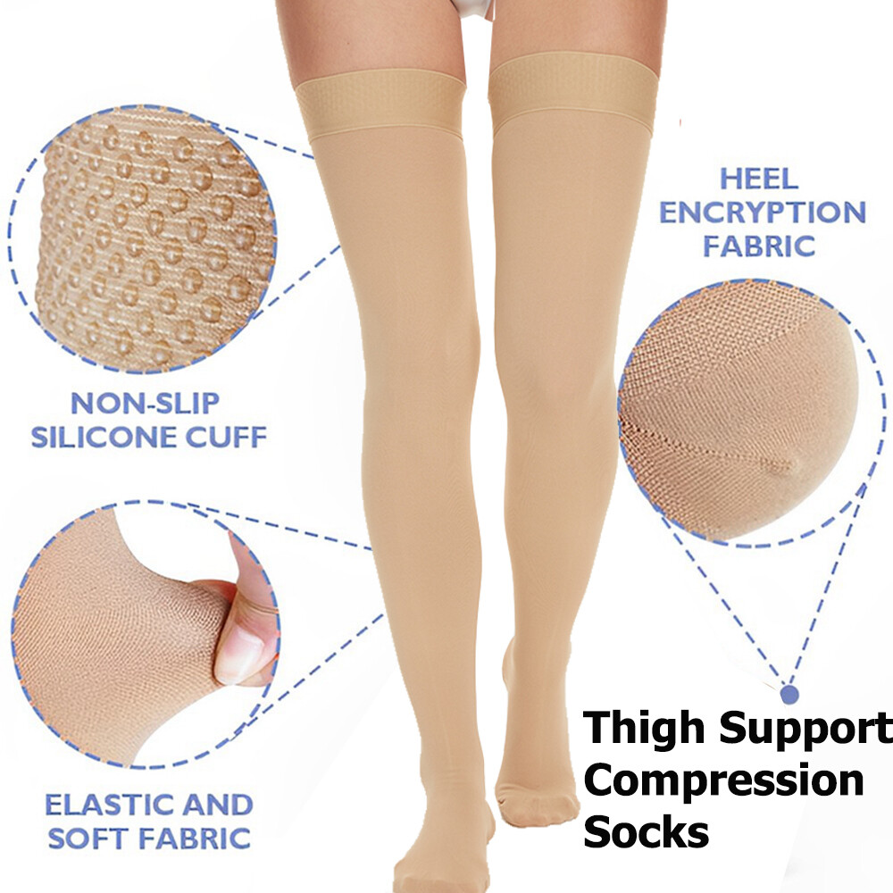 Thigh High Compression Socks 20-30 mmHg Support Stockings Surgical Varicose Pain
