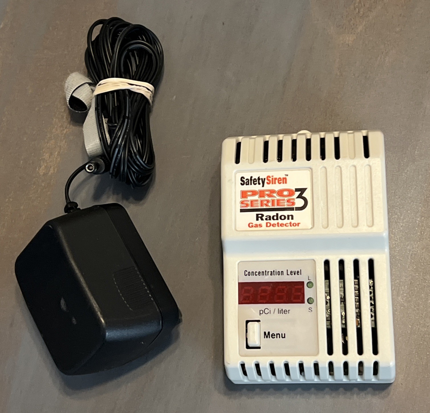 Safety Siren Pro Series 3 Radon Gas Detector HS71512 - FREE SHIP!