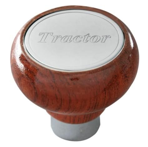 GRAND GENERAL GGA 96024 ROSEWOOD SCREW-IN AIR CONTROL KNOB WITH CHROME RIM AND