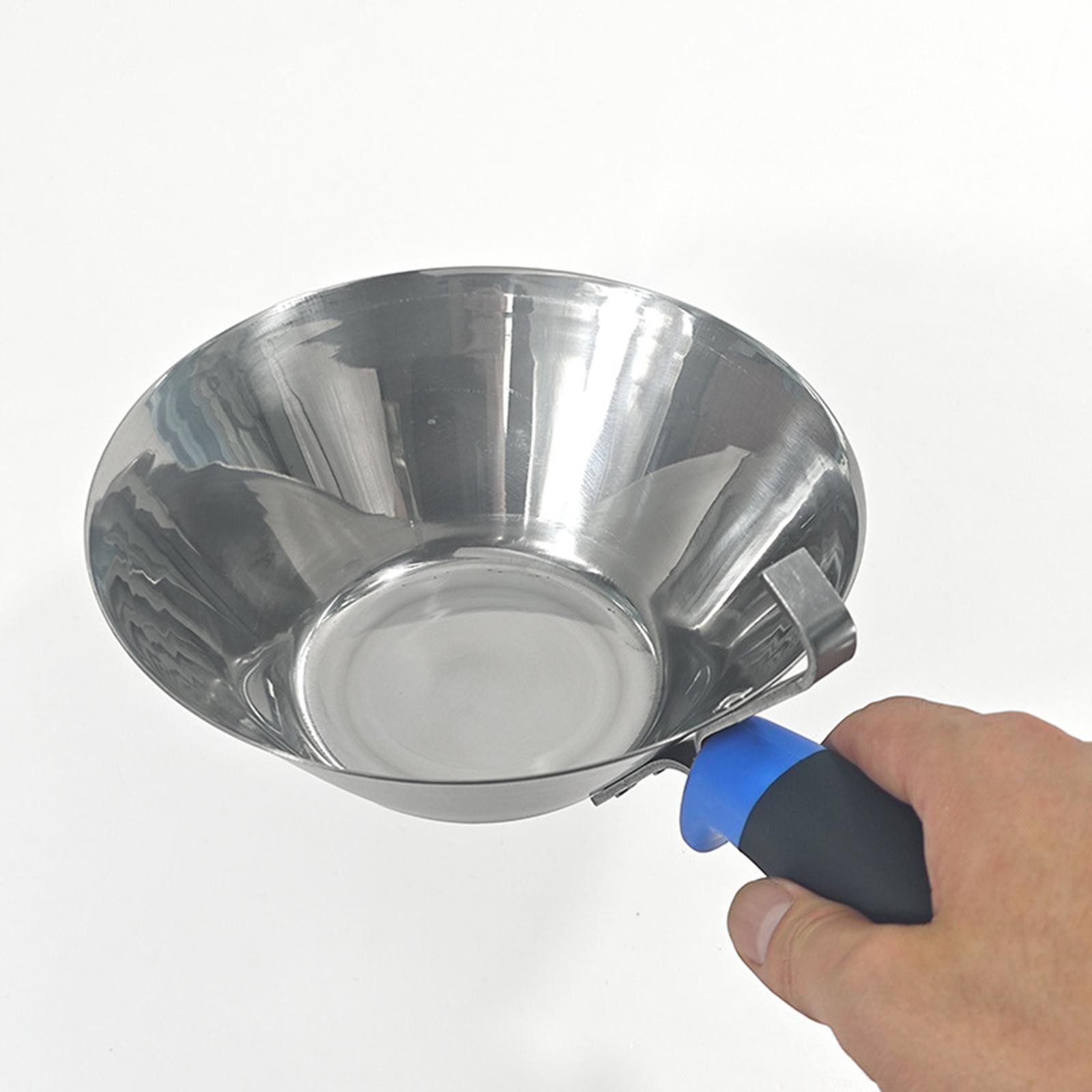 Stainless Steel Bucket Scoop Bucket Dipper for Plaster DIY Projects Outdoor