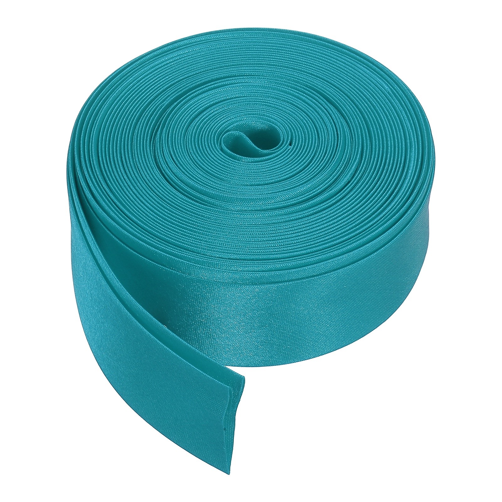 Double Fold Bias Tape for Sewing, 1 Inch x 5.5 Yards Bias Tape, Cyan Blue