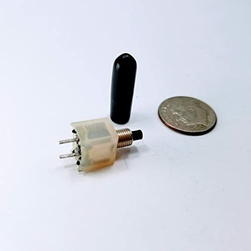 Alco SPST Momentary On Push Button Switch with Boot B-373