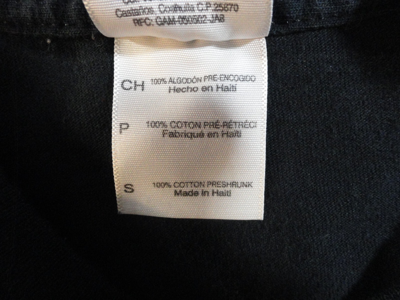 DISCONTINUED BASIC TRAINING CLASS FLIGHT 450 UNIT SHIRT BLACK SMALL