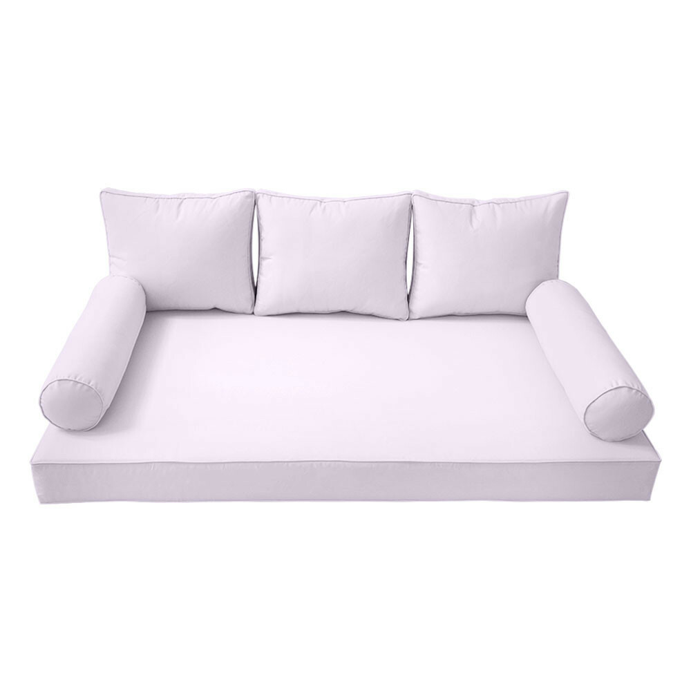 Style3 6PC Daybed Mattress Cushion Bolster Pillow Complete Set Twin Size AD107