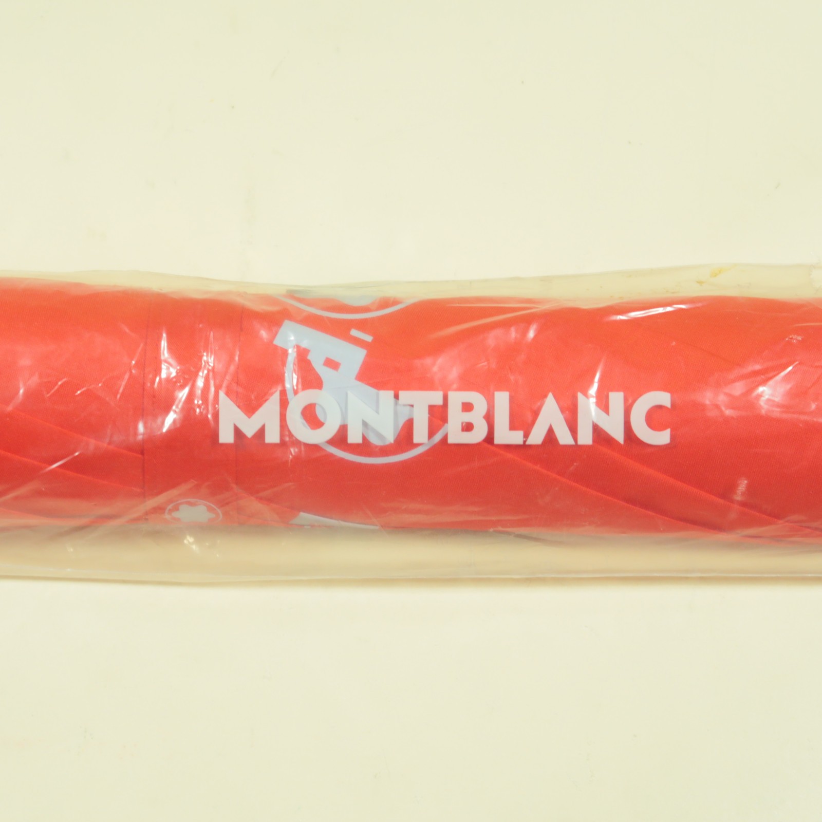 Montblanc Unisex Red Classic Umbrella Hook Handle New