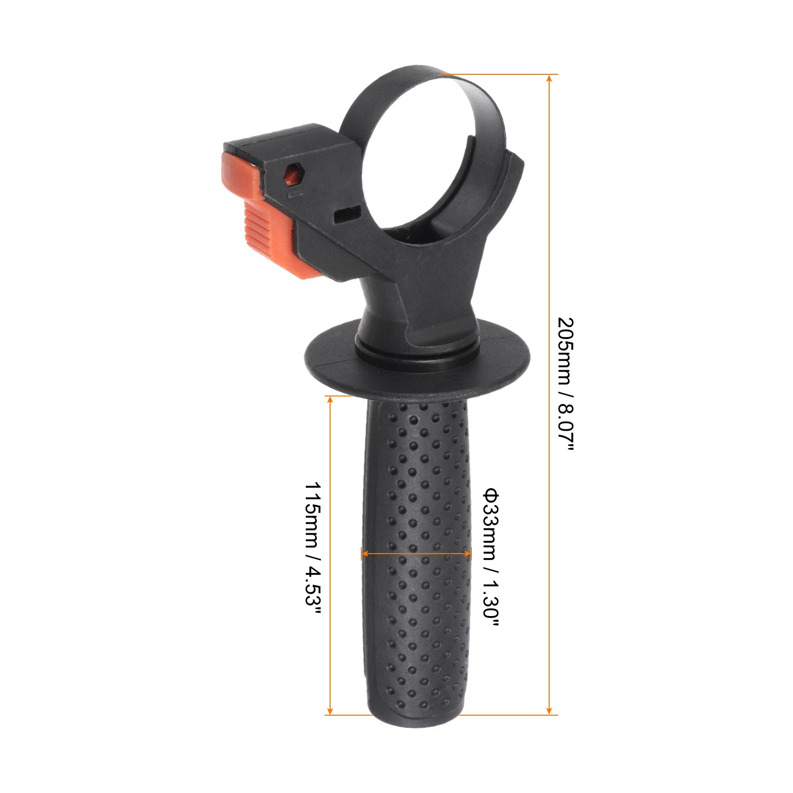 Hammer Drill Handle Plastic Adjustable Side Front Auxiliary Grip 46-50mm