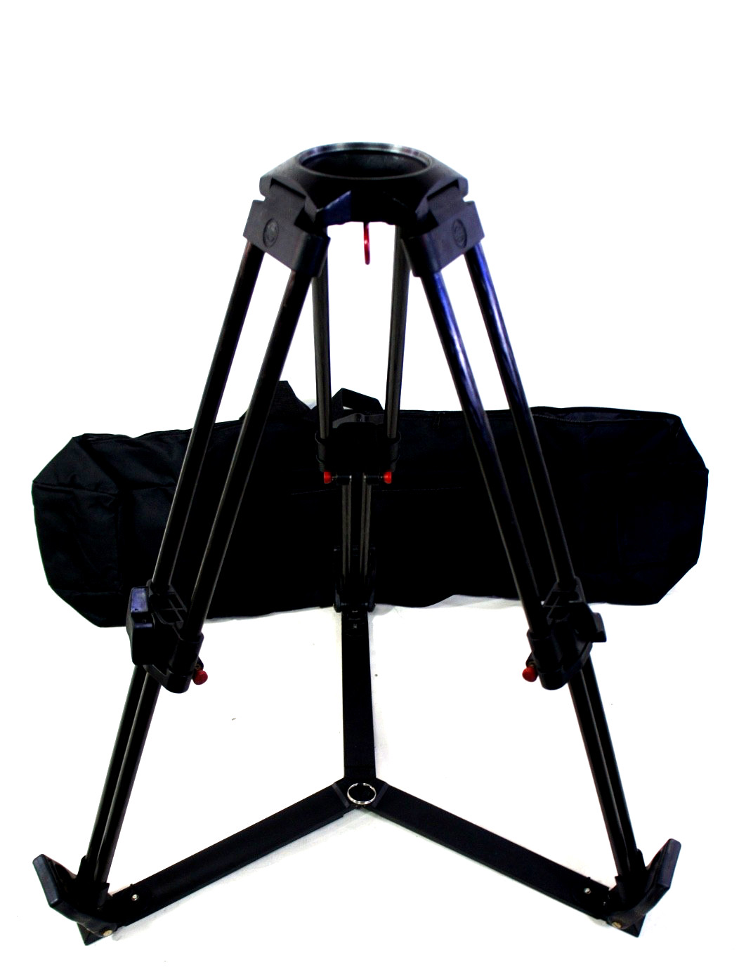 SACHTLER CF CARBON MEDIUM TRIPOD SYS SP150 GROUND SPREAD BAG PRO SERVICED 99Lb🔥