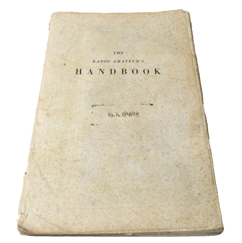 The Radio Amateur's Handbook c 1935 12th Ed