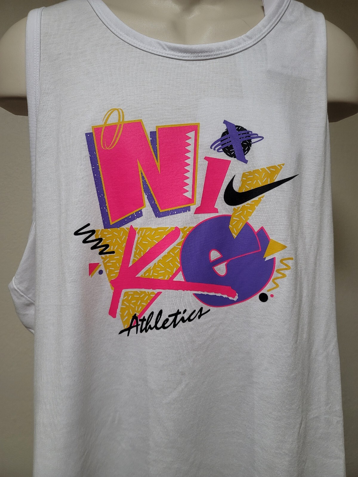 Mens NIKE Tank Top NEW White Athletics Size XXL
