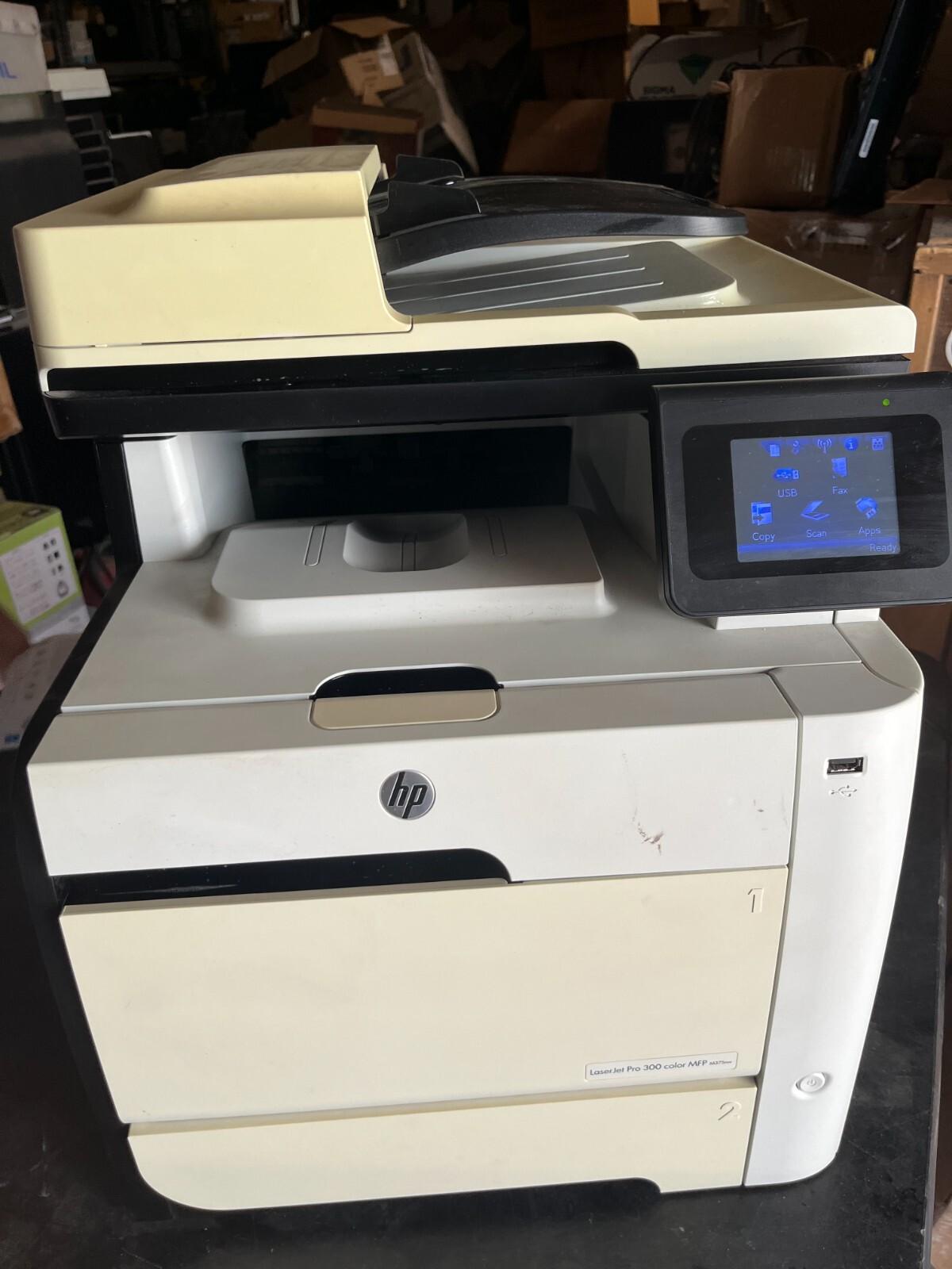 HP LaserJet Pro 300 Colo Laser MFP M375nw All In One Printer Copier Scanner