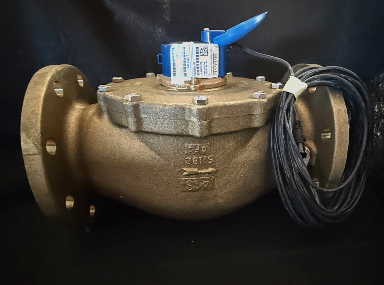 Hersey MVR650 4" NPT Low Flow Water Meter 5-650 GPM 150 PSI Cls 150 ANSI Flange