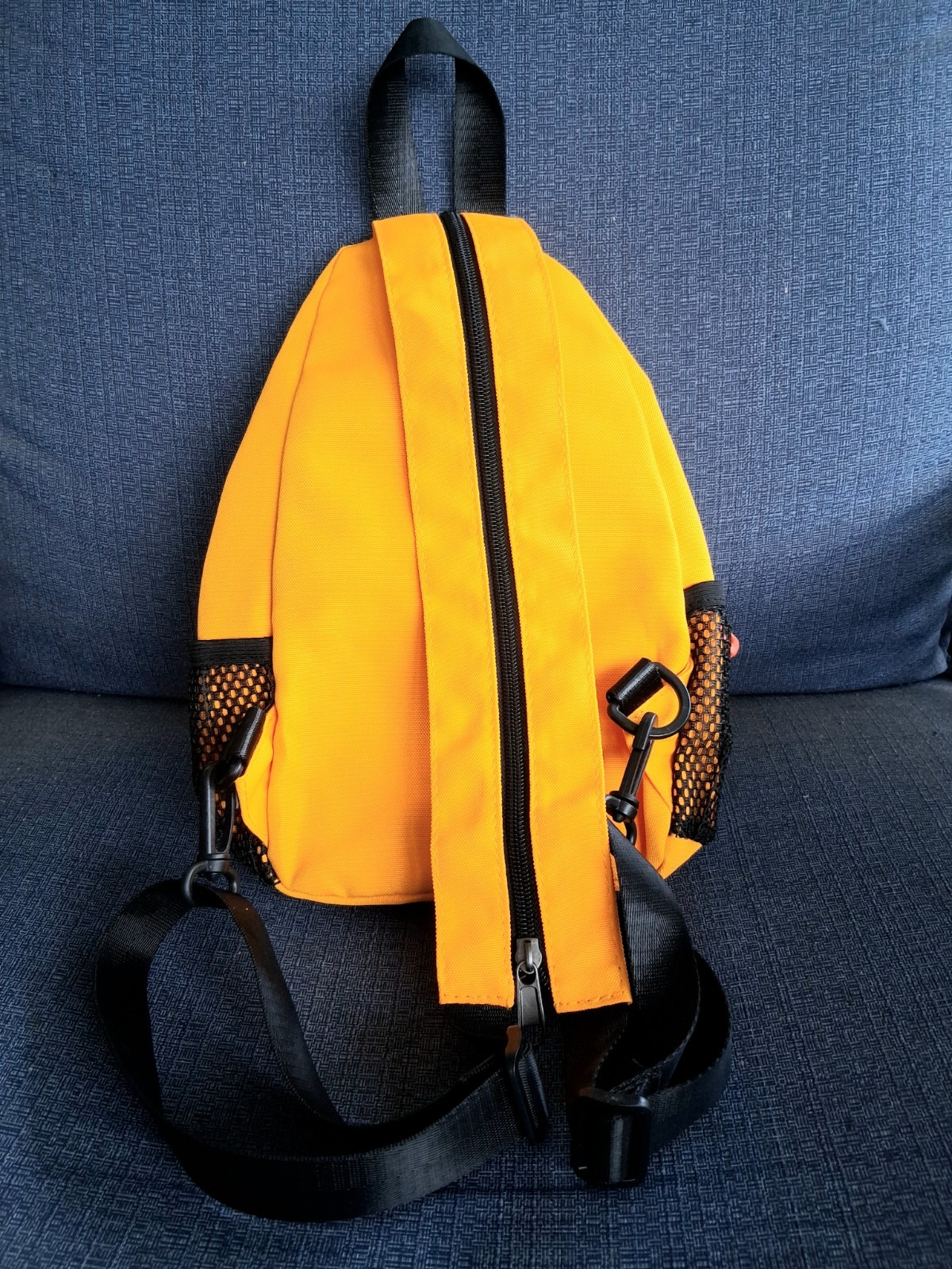 O-TBOST Gold Small Sling Backpack 10L 3 Pockets Zip Adjustable Strap