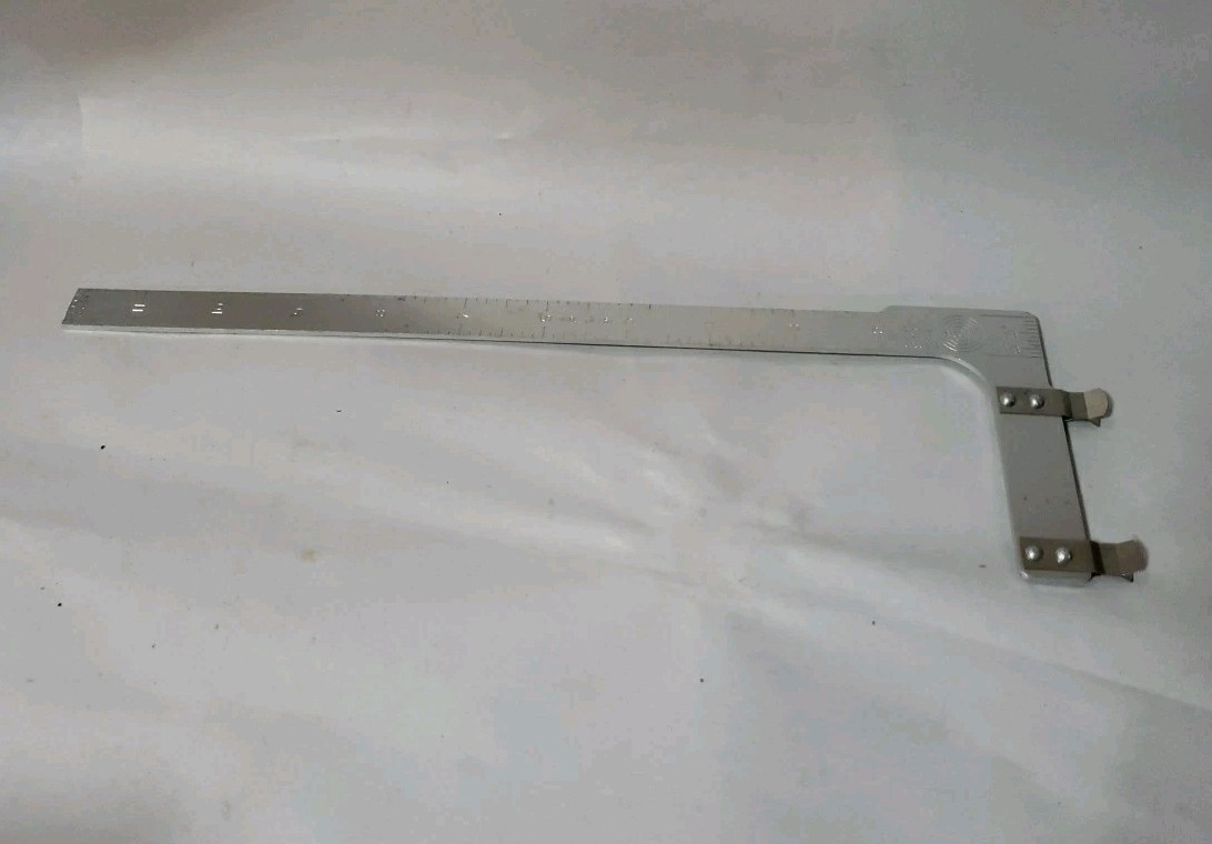 Vintage Potawatomi Plymouth IN metal bow square - Free Shipping