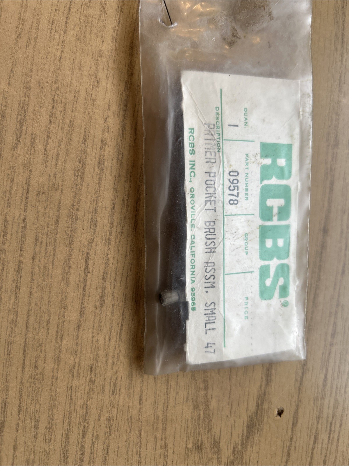RCBS PRIMER POCKET BRUSH ASSEMBLY SMALL # 09578