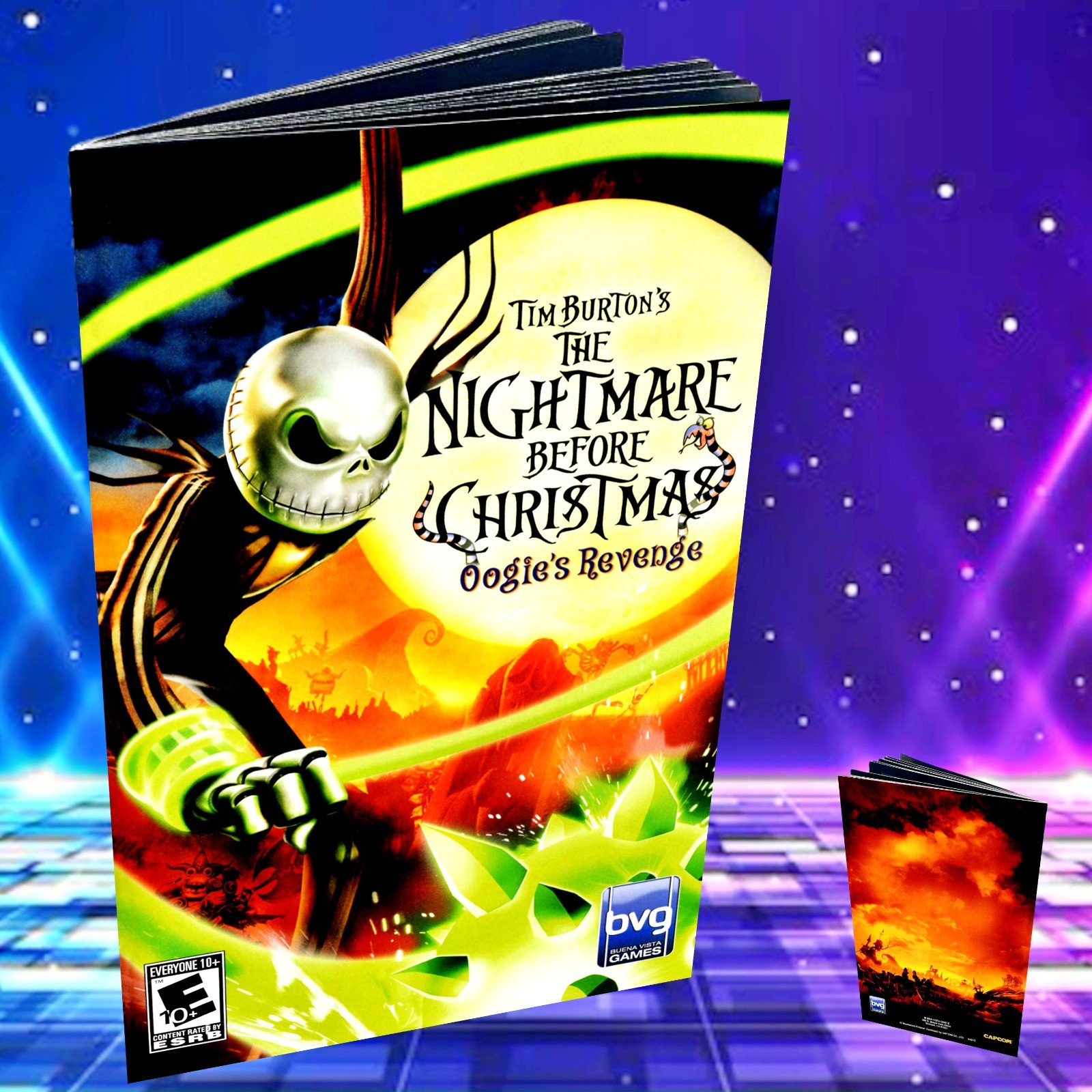 Replacement Manual for - Nightmare Before Christmas - Sony PS2 Booklet