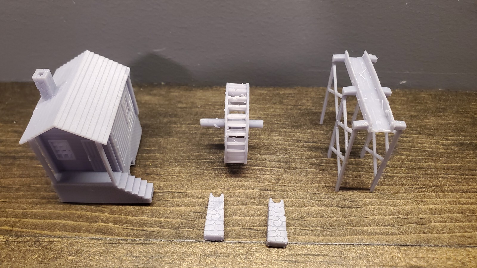 N scale building 1:160 watermill