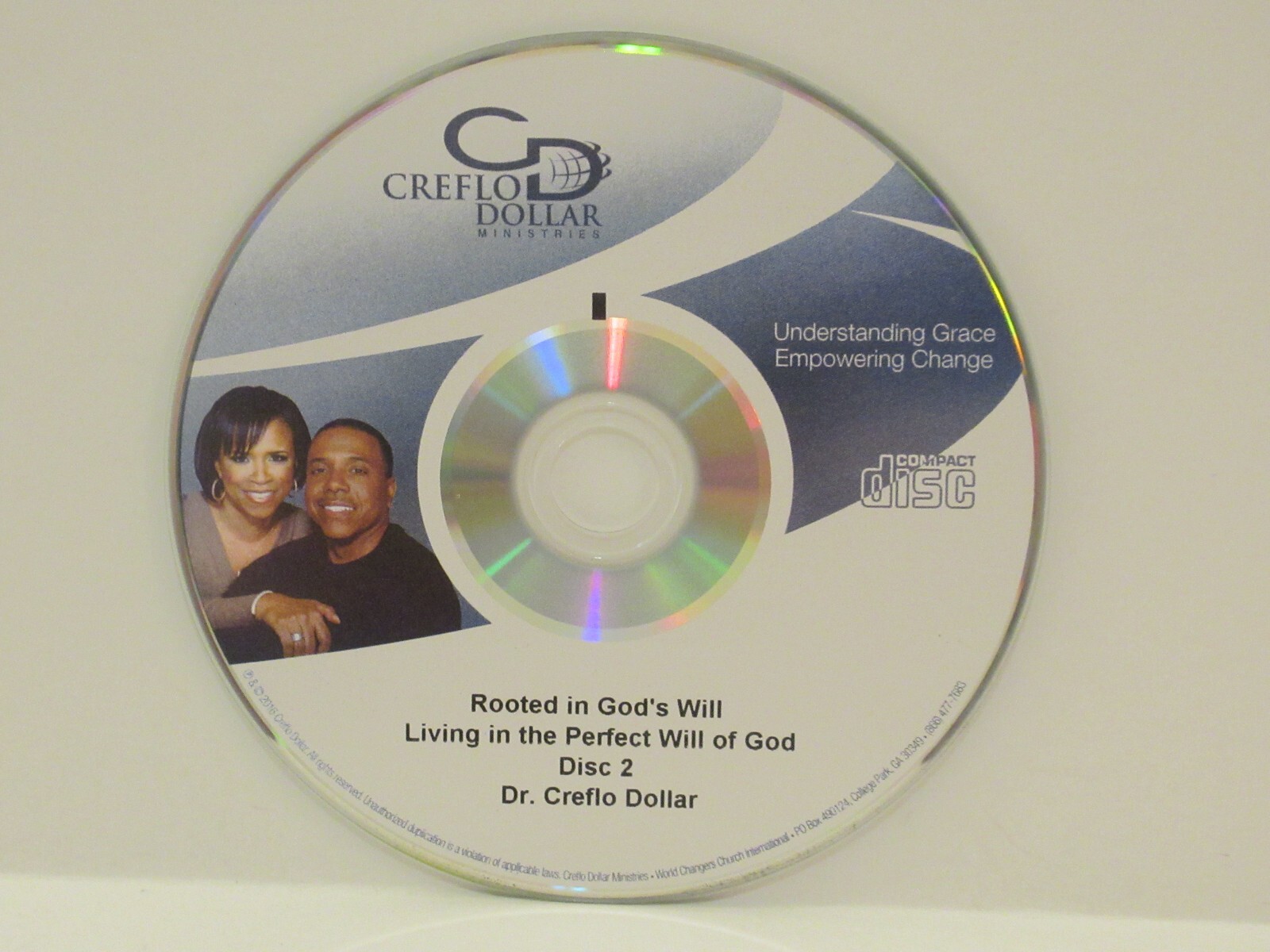 Creflo Dollar - Rooted In God's Will - Living In The Perfect Will Of God (CD)