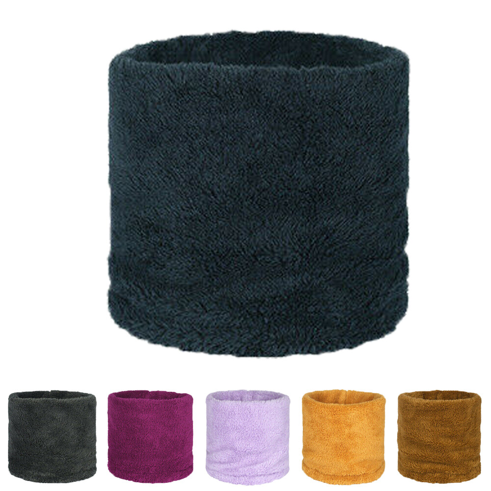 Men Women Winter Neck Warmer Gaiter Scarf Fleece Ski Snowboard for Cold Weather