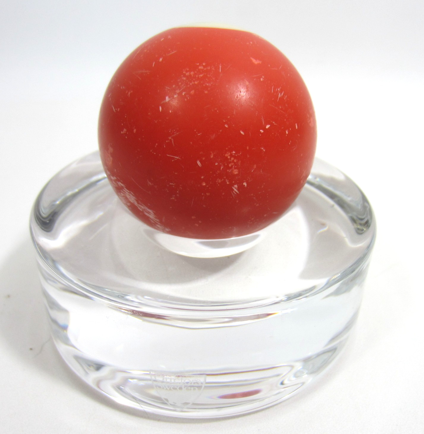 Vintage 2 1/4" Billiard Ball #1 Red Solid Pool Ball Replacement Lost Single