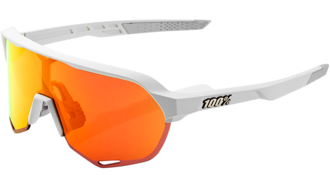100% - Sunglasses S2 Lens - White/Red - 60006-00007
