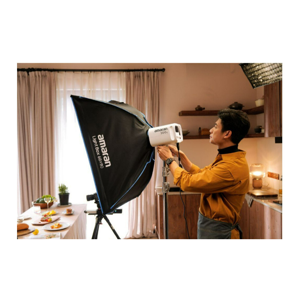 amaran Light Box 60x90 One Snap Setup Slim Rectangular Bowens Mount Softbox