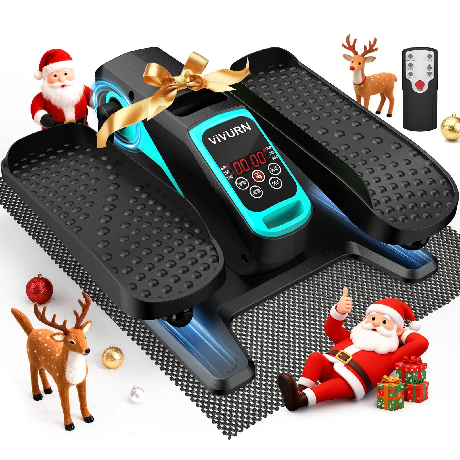 VIVURN-018 Under Desk Elliptical 12 Speed 5 Modes Mini Motorized Leg Exercise...
