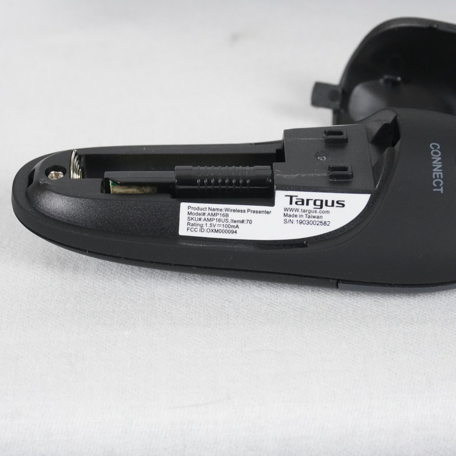 Targus Wireless USB Presenter Laser Pointer AMP16B Highlight Key Remote