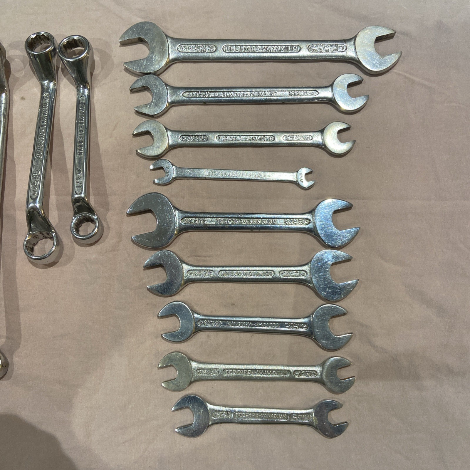 AF Spanner Selection , by Bedford (not Britool)