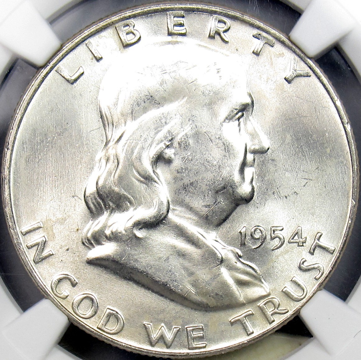 1954-D Franklin Half Dollar - NGC MS63 FBL!