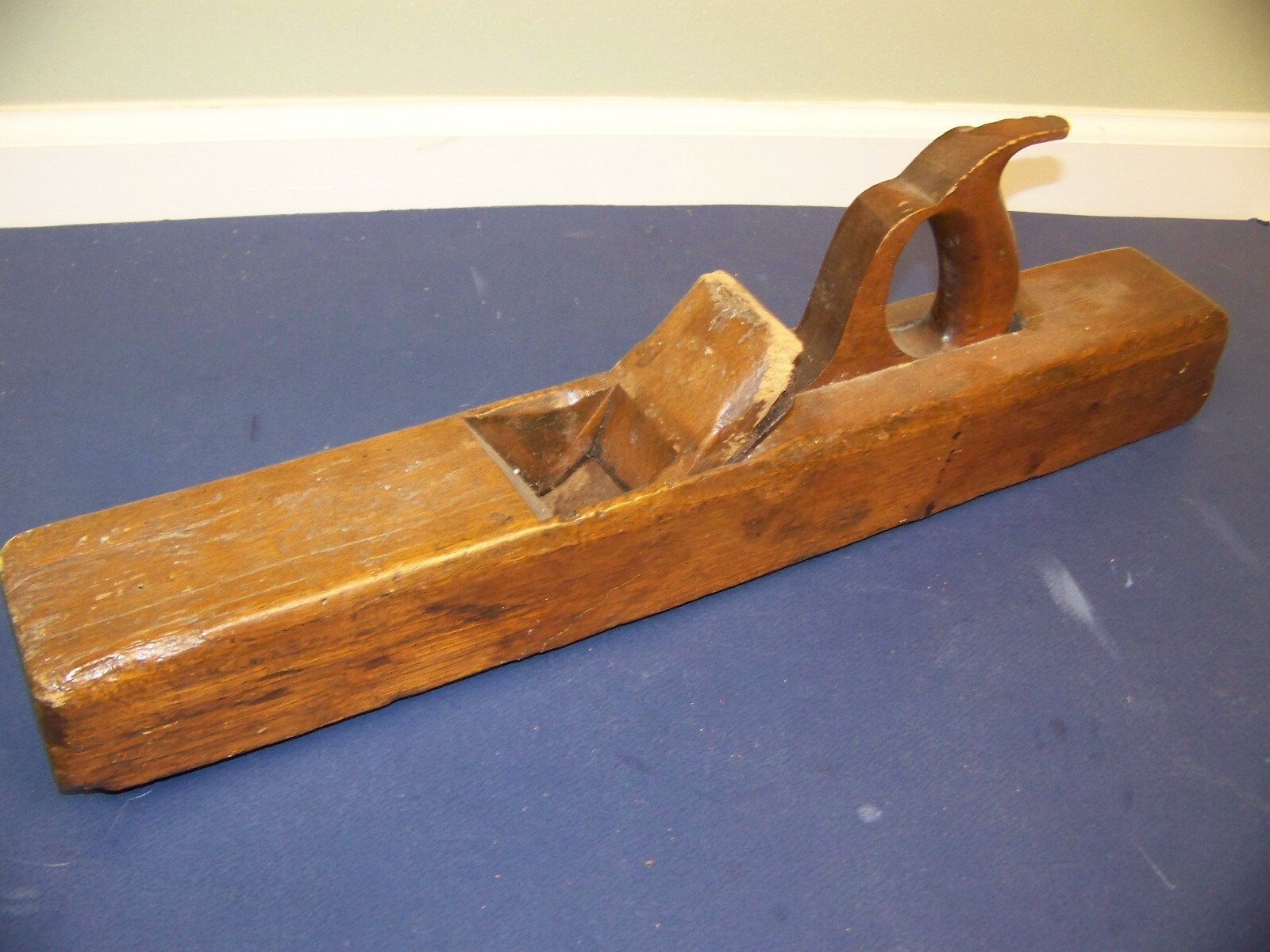 Wooden Block Plane 22" Inch Long Solid Wood Vintage Antique Wood, Free Shipping