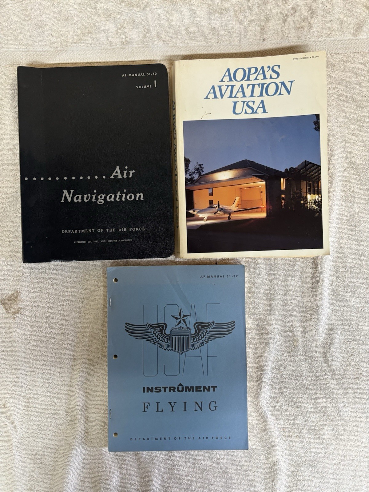 Air Force Aviation Manual / Aviation Manuals Book Lot