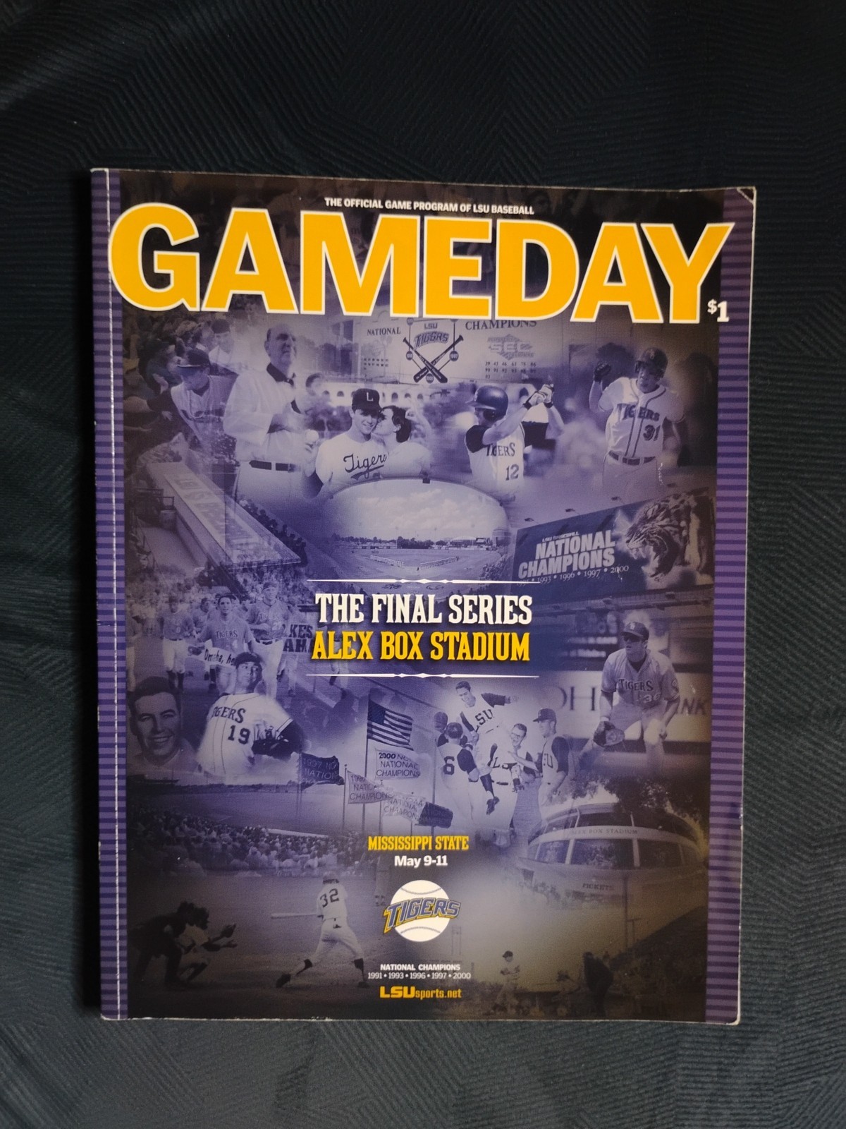GAMEDAY: THE FINAL SERIES ALEX BOX STADIUM MAY 9-11, 2008 LSU BASEBALL PROGRAM